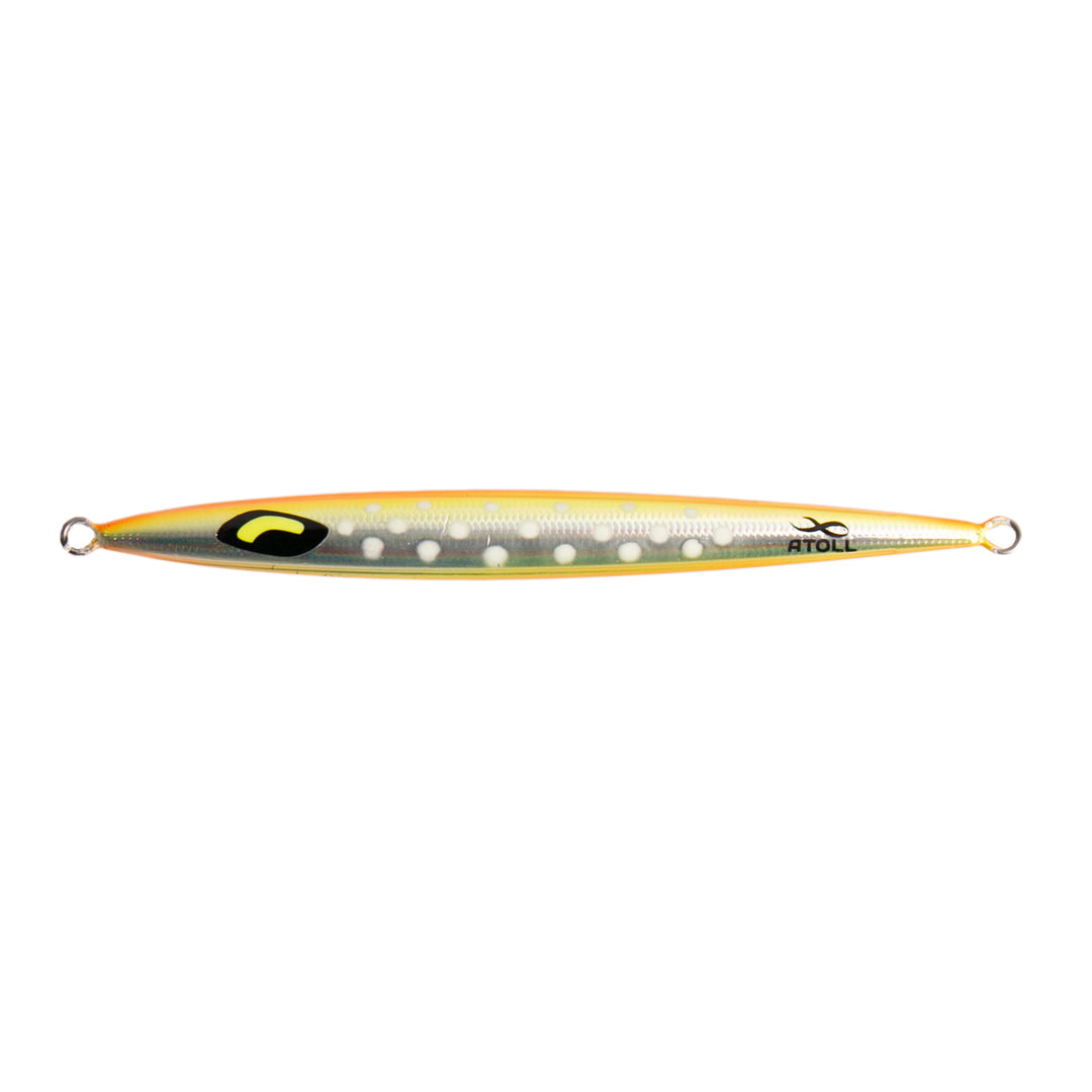 Atoll Sandy Jig TN-A200 100g 008 Yellow Silver Glow Dot