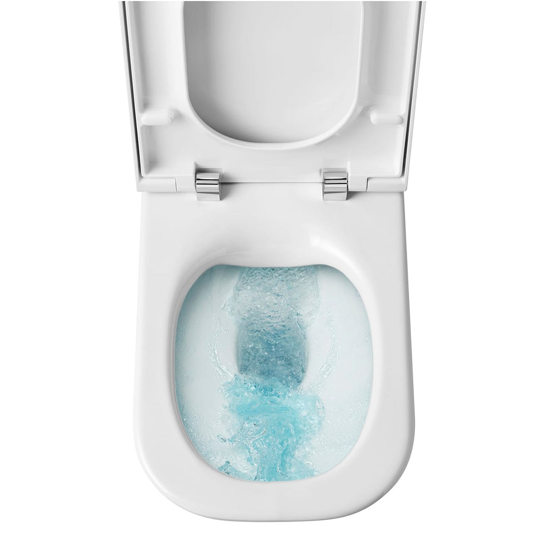 Roca The Gap Compact Rimless Close-Coupled Wc with Dual Outlet