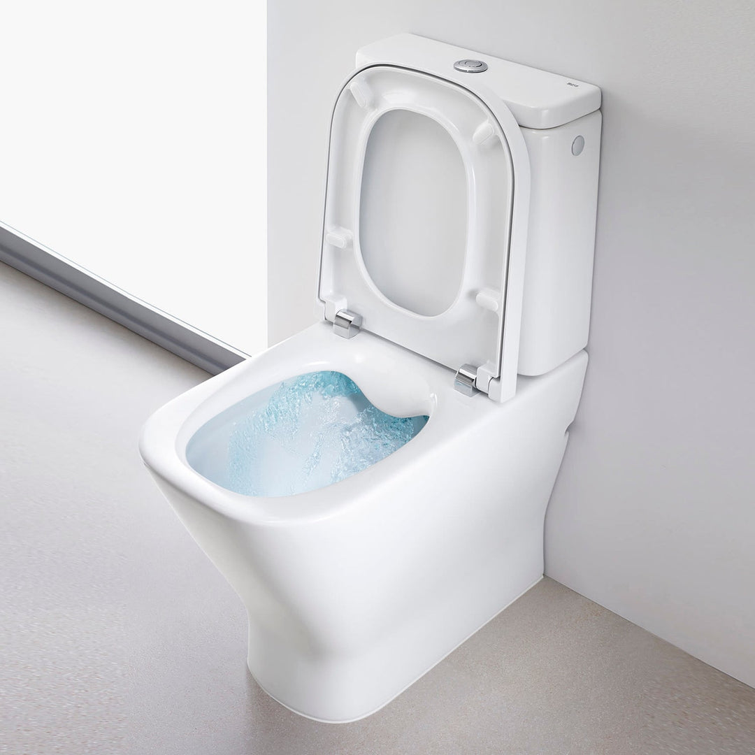 Roca The Gap Compact Rimless Close-Coupled Wc with Dual Outlet