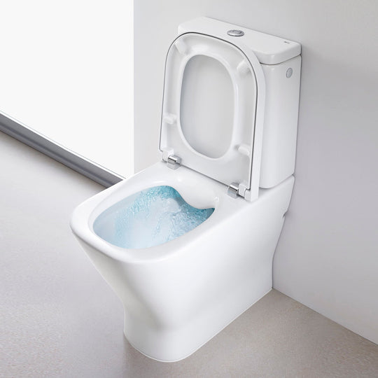 Roca The Gap Compact Rimless Close-Coupled Wc with Dual Outlet