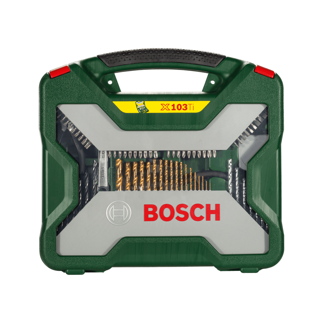 Bosch Titanium Plus Accessories Case 103 Pcs