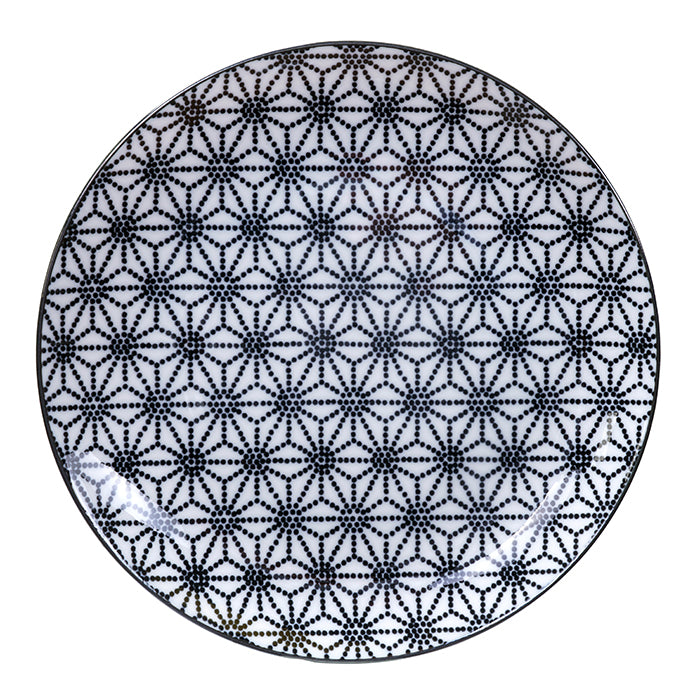 TDS Nippon Black Plate Star/Black Rim 20.6cm
