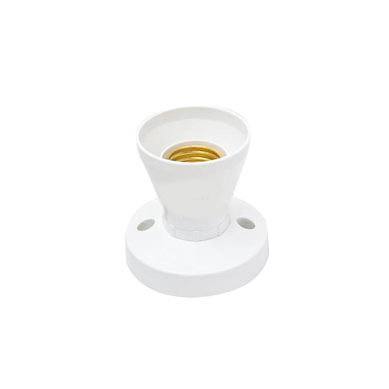 250E Batten Holder White 65mm E27