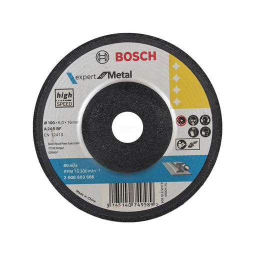 Bosch Grinding Disc Expert For Metal 100x6mm