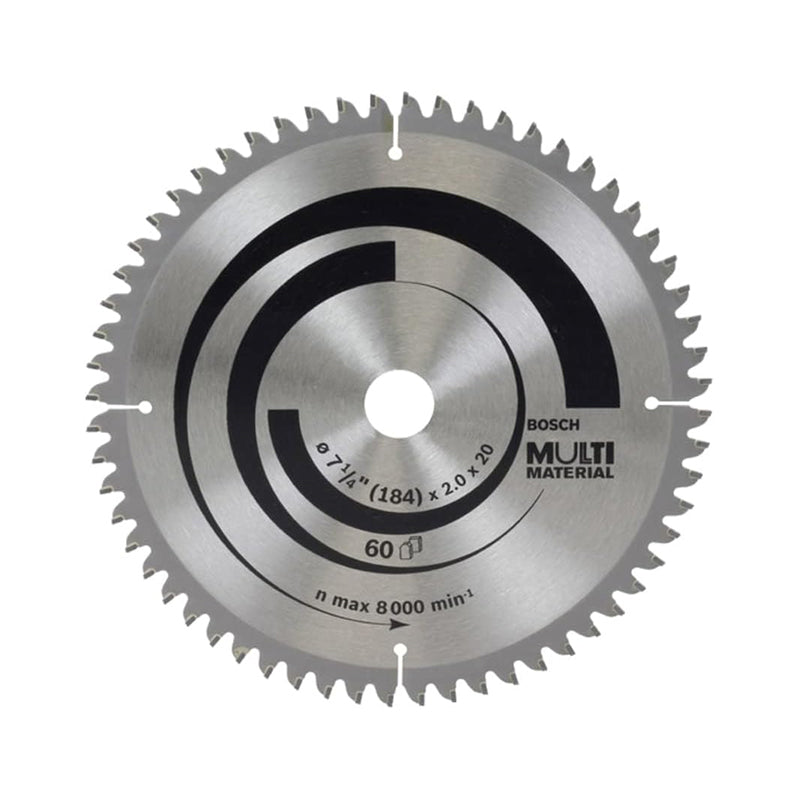 Bosch Circular Saw Blade Multimaterial 184mm 60th 20mm
