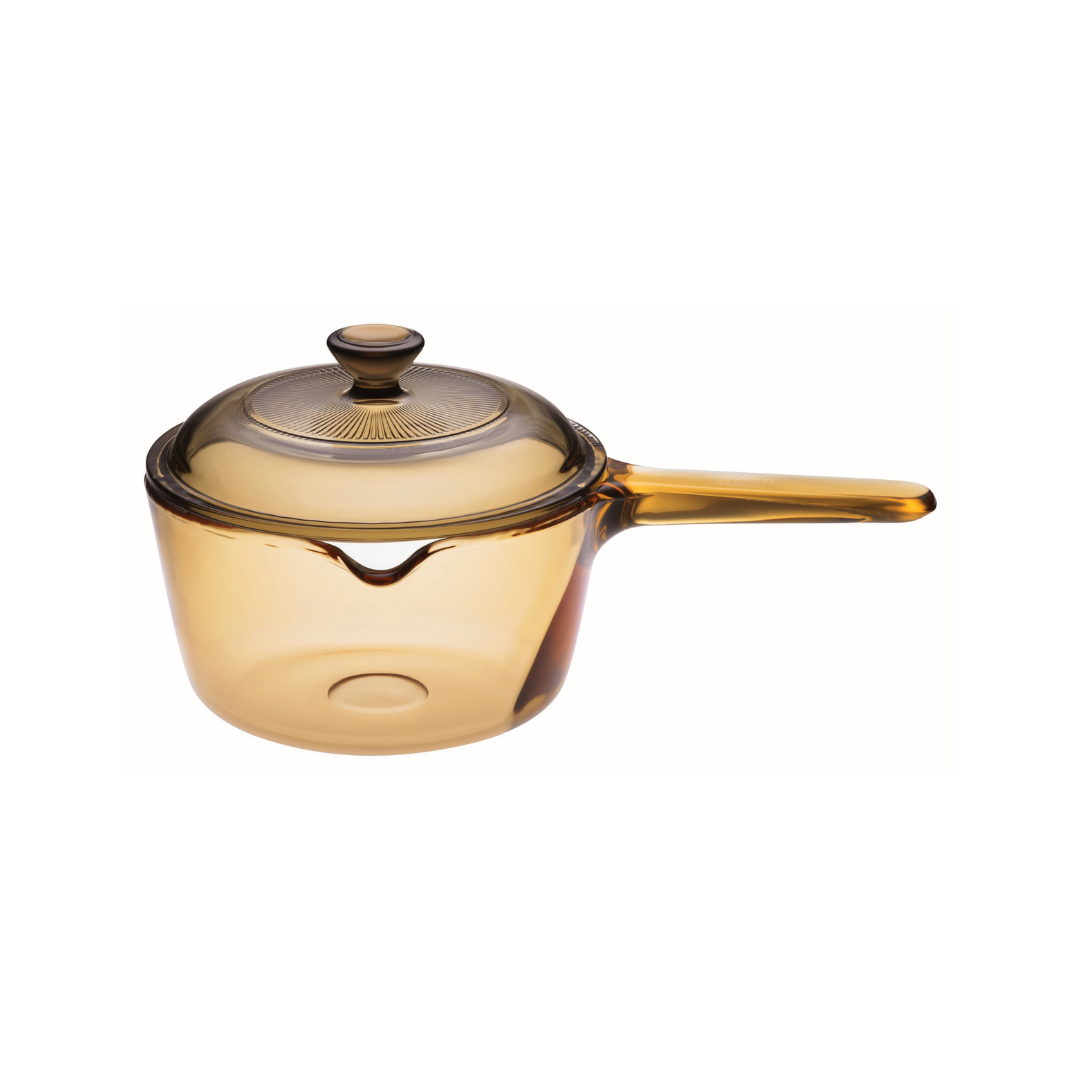 Visions 1.5L Covered Saucepan - Amber VSP-1.5/CL1