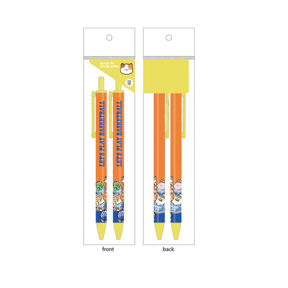 Pen Miniso Mini Family Sports Series 0.5mm Oil Gel Click Pen