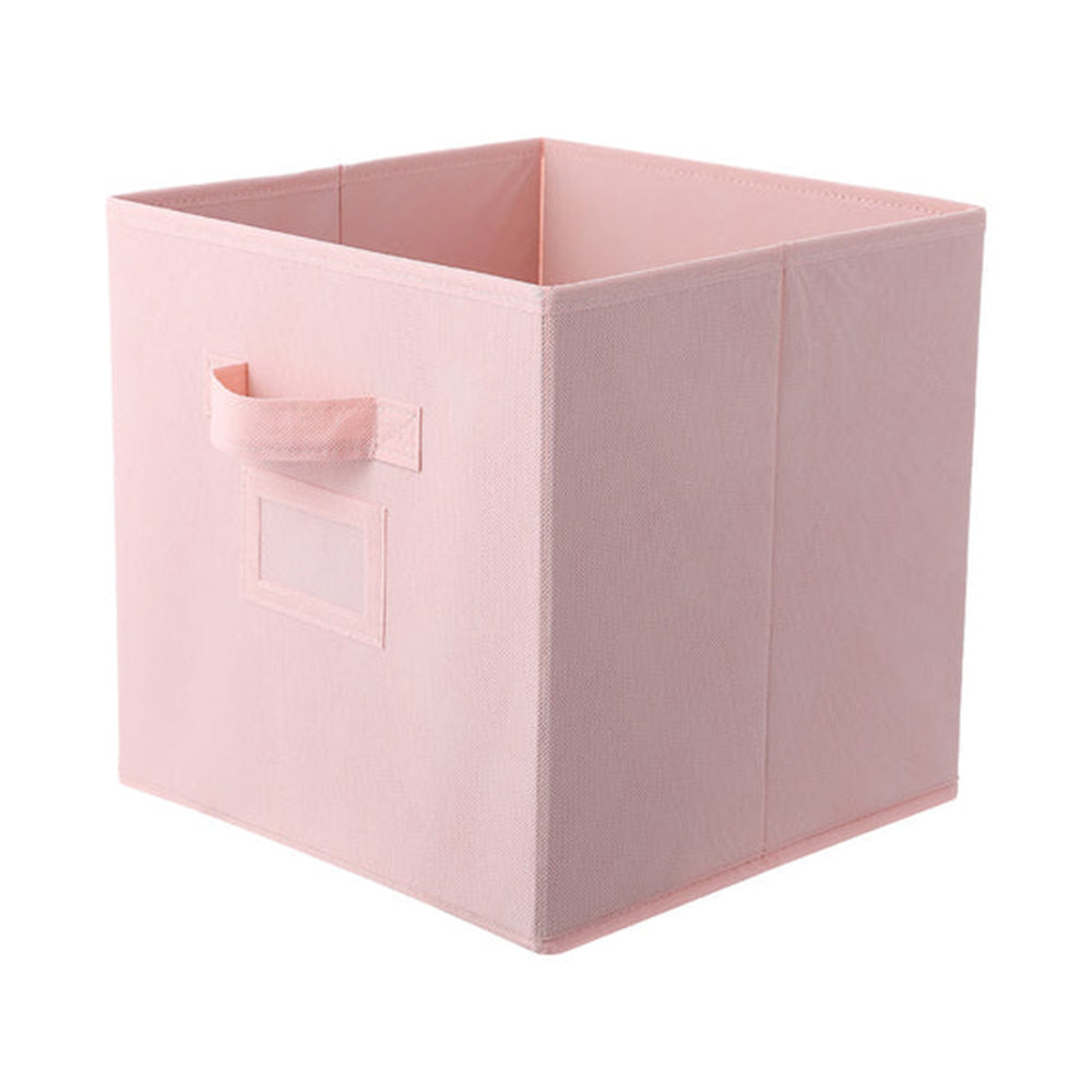 Miniso Solid Color Fabric Storage Bin (Pink) 2011445210105