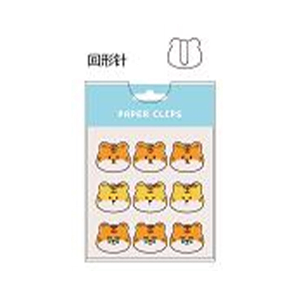 Miniso Year Of The Tiger Series Paper Clips - 9 Pcs 2011956610104