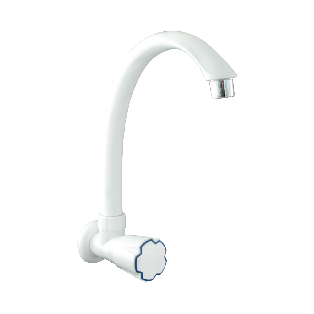 WATERTEC Wall Sink Tap 103 M Wht Monaco White