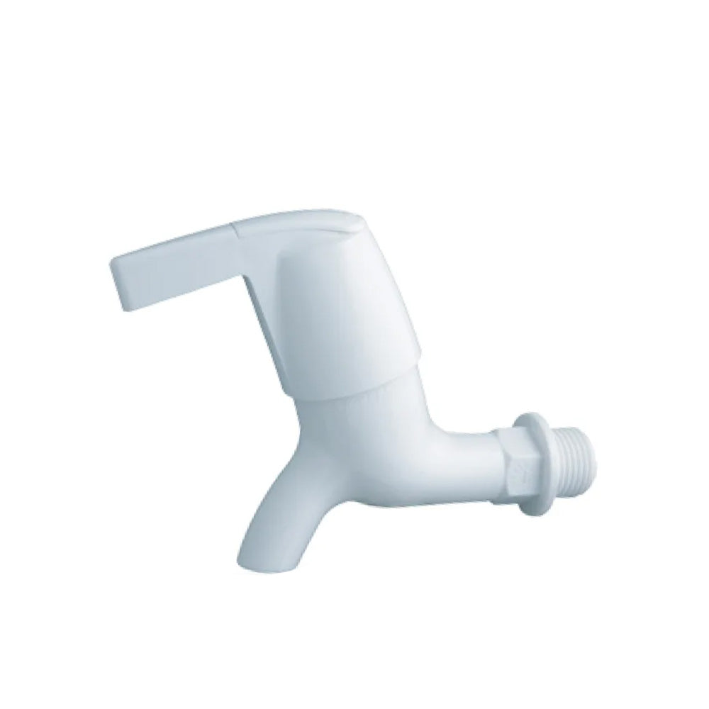 WATERTEC Bib Tap Q301 Hose P3/4B Wht Quatro White