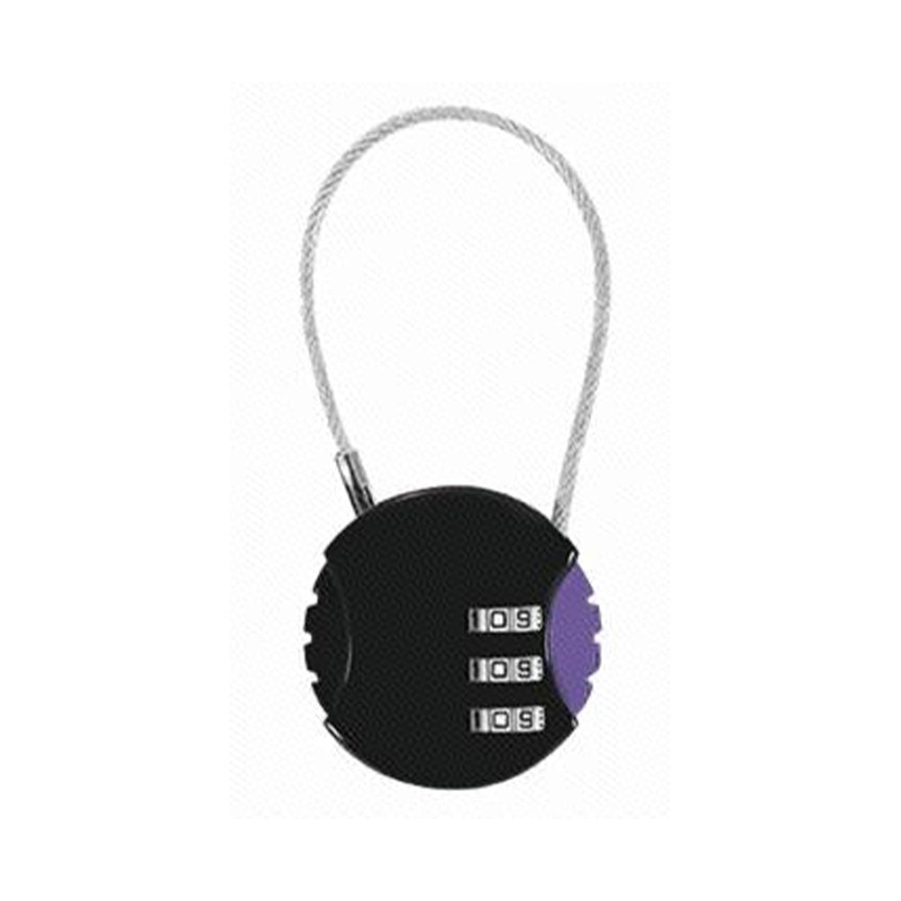 Miniso Mini Colored Steel Wire Lock (Black) 2010615712104