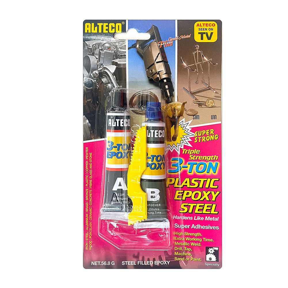 ALTECO Glue Plastic Epoxy Steel 3T