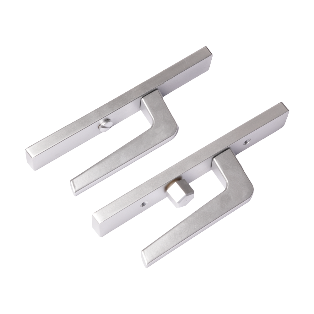 Aluminum Door Lock Small SS Color 107-18