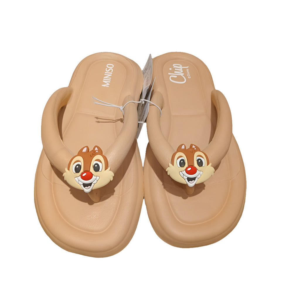 Miniso Disney Chip 'n' Dale Collection Women's Slippers (Chip,37-38)