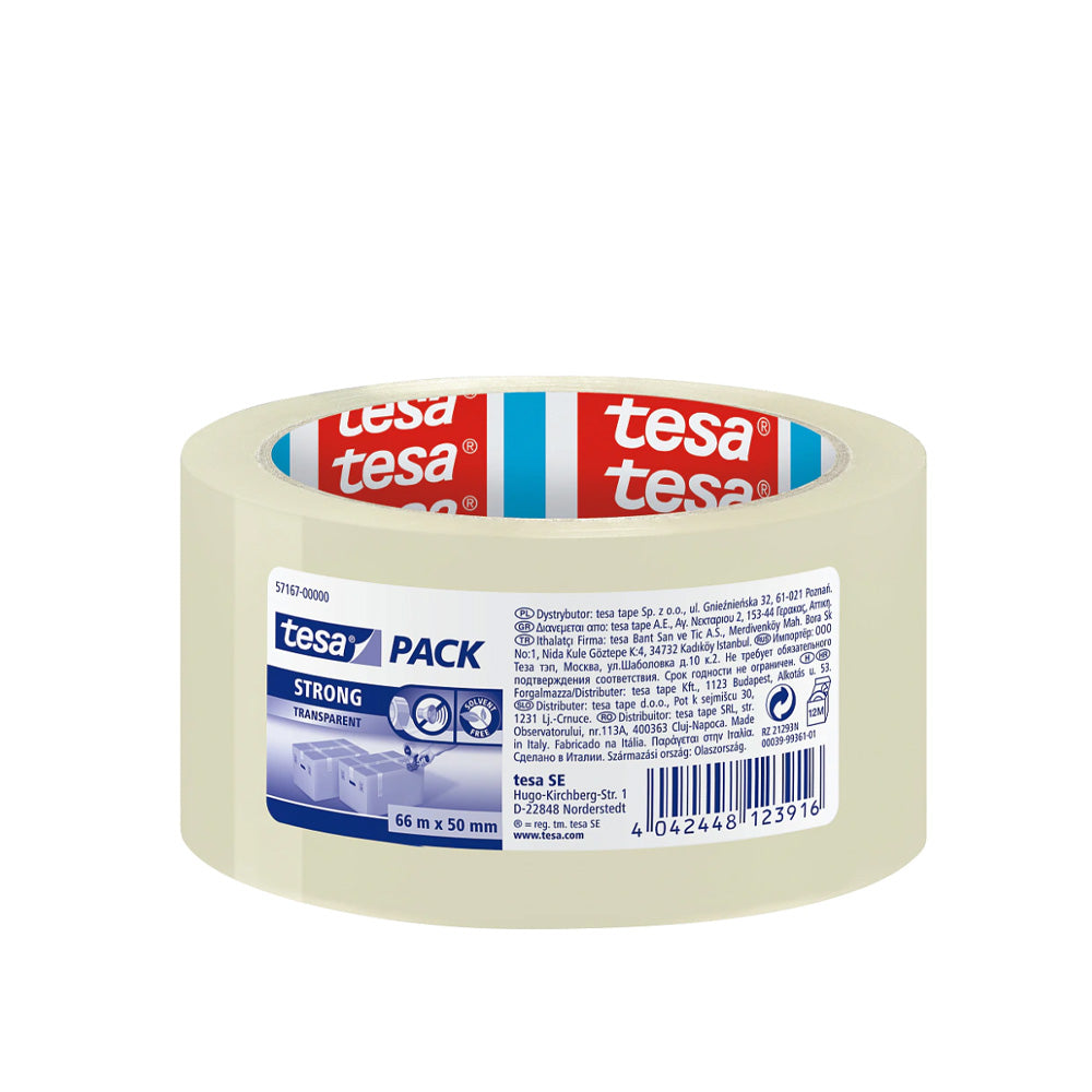 Tesa Strong Transparent Tape 66mx50mm