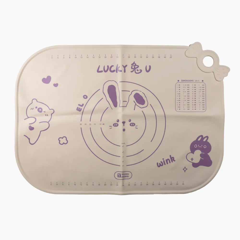 Teens Large Silicone Mat Ivory SC099B