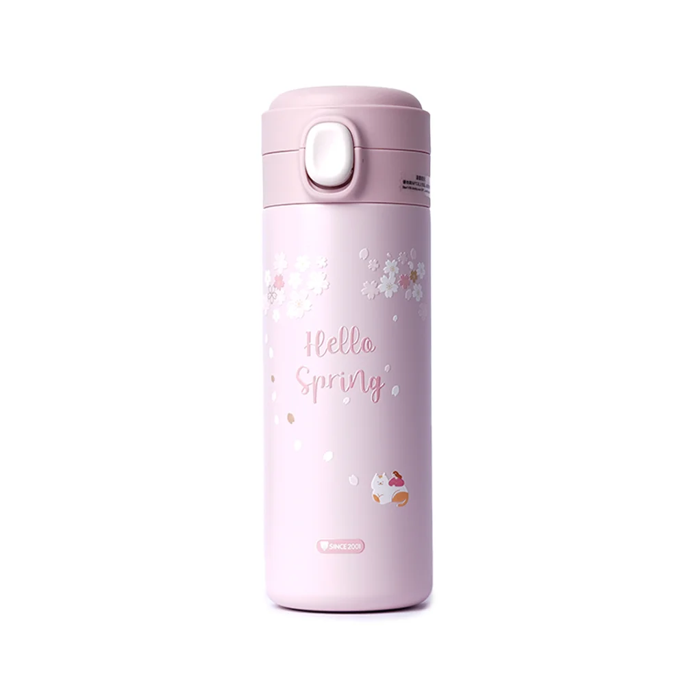 Vacuum Flask Huaxiang 316 400ML PINK HX7021-4
