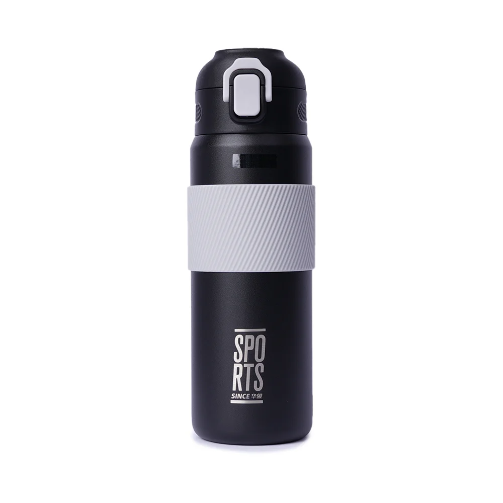 Vacuum Flask Huaxiang 316 600ML BLACK HX7023-6