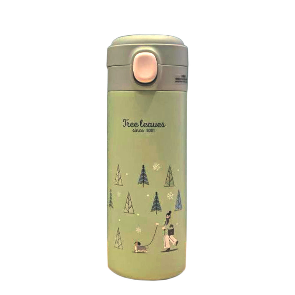 Vacuum Flask Huaxiang 316 400ML GREEN HX7021-4