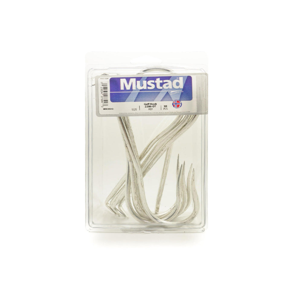 Mustad Round Gaff Hook - Barbless Size 6/0 2286-DT-6/0-109