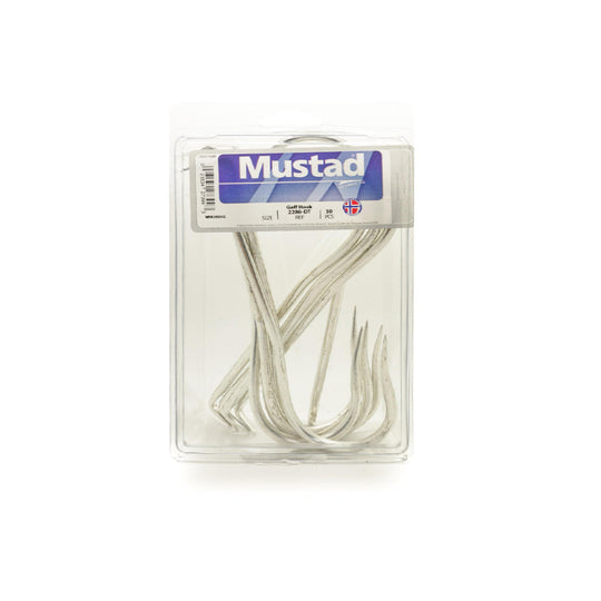 Mustad Round Gaff Hook - Barbless Size 6/0 2286-DT-6/0-109