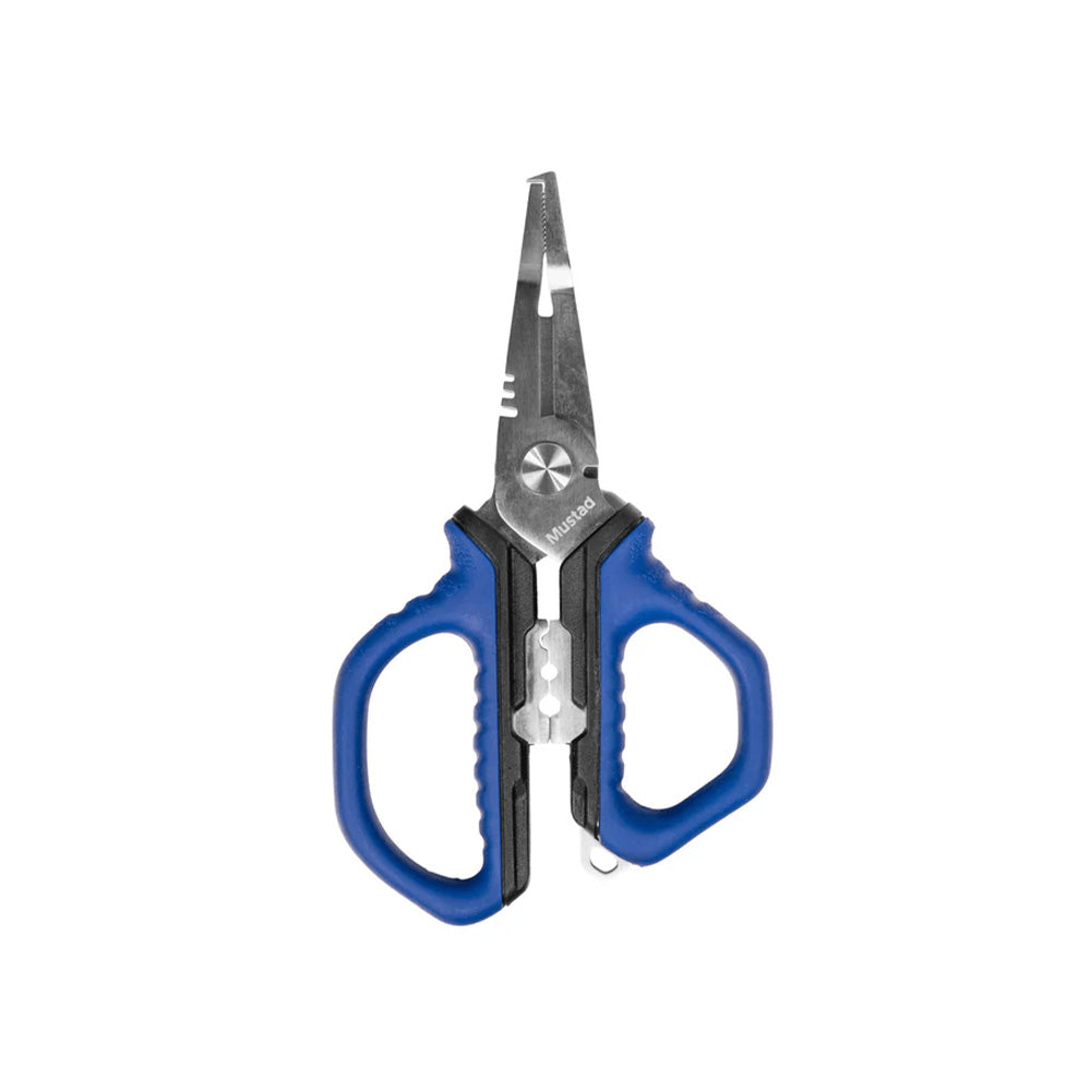 Mustad 5.5” Scissor Type Multi-tool MTS-055-SS
