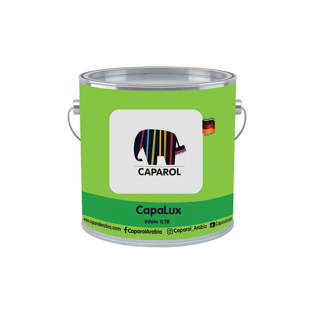 Caparol Capalux Interior matt paint, White 1 Ltr