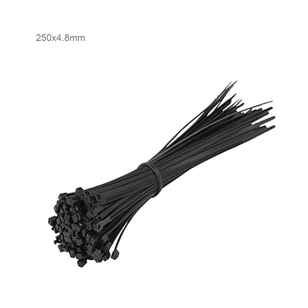 Cavico Cable Tie BLACK 250x4.8MM 100PC/PKT