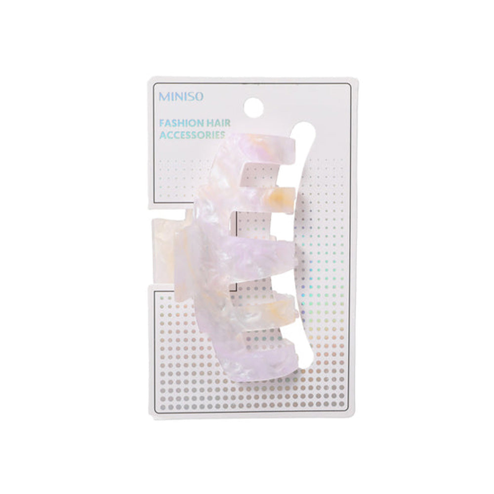 Miniso Pink Garden Colored Hair Claw Clip 2017147710103