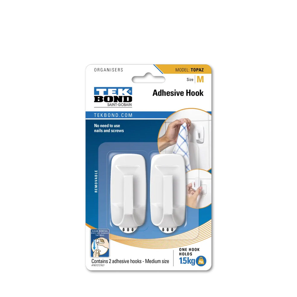 TEKBOND Topaz 'M' Hook 2PC (1.5KG)