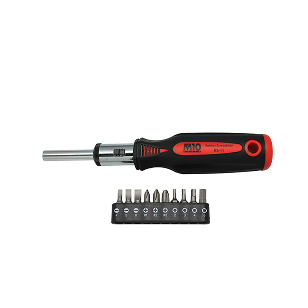 M10 Ratchet Screwdriver Set 10pc