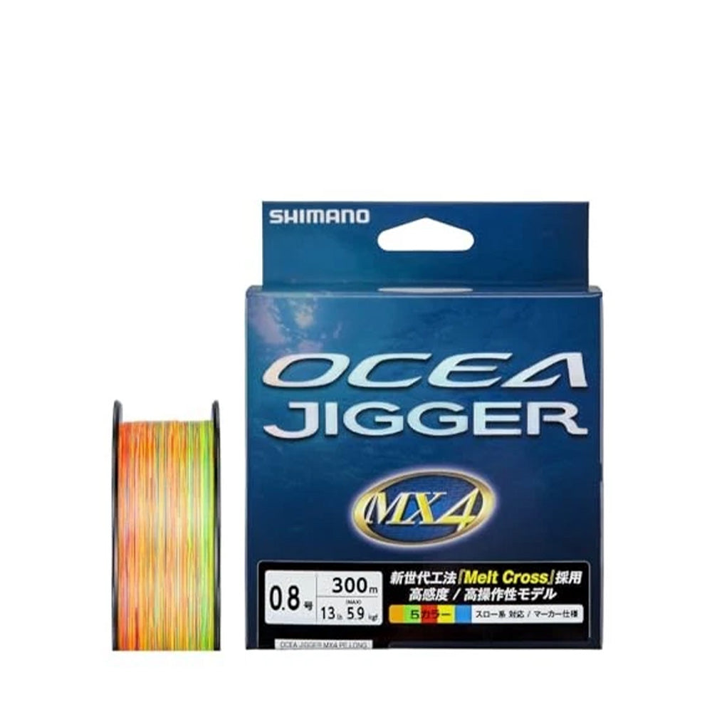 SHIMANO Ocea Jigger Mx4 Multi Pe0.8 13lb 300m PL-O74PMULTI0.