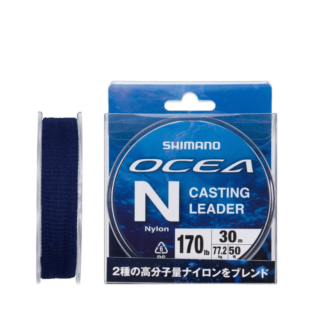 SHIMANO OCEA Nylon Leader 260LB 30m Clear OCNYCTLDCL26030