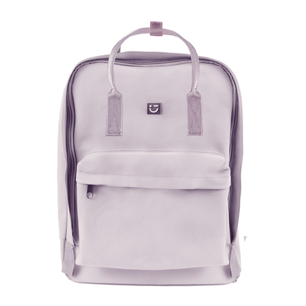 Miniso Solid Color Large Capacity Backpack (Light Purple) 2019473512109