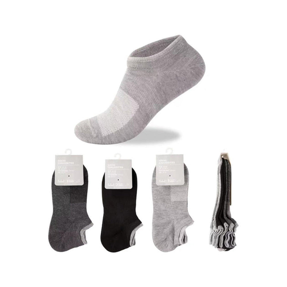 Miniso Sense Of Design Anti-slip Ankle Men's Short Socks (3 Pairs) 2015214010101