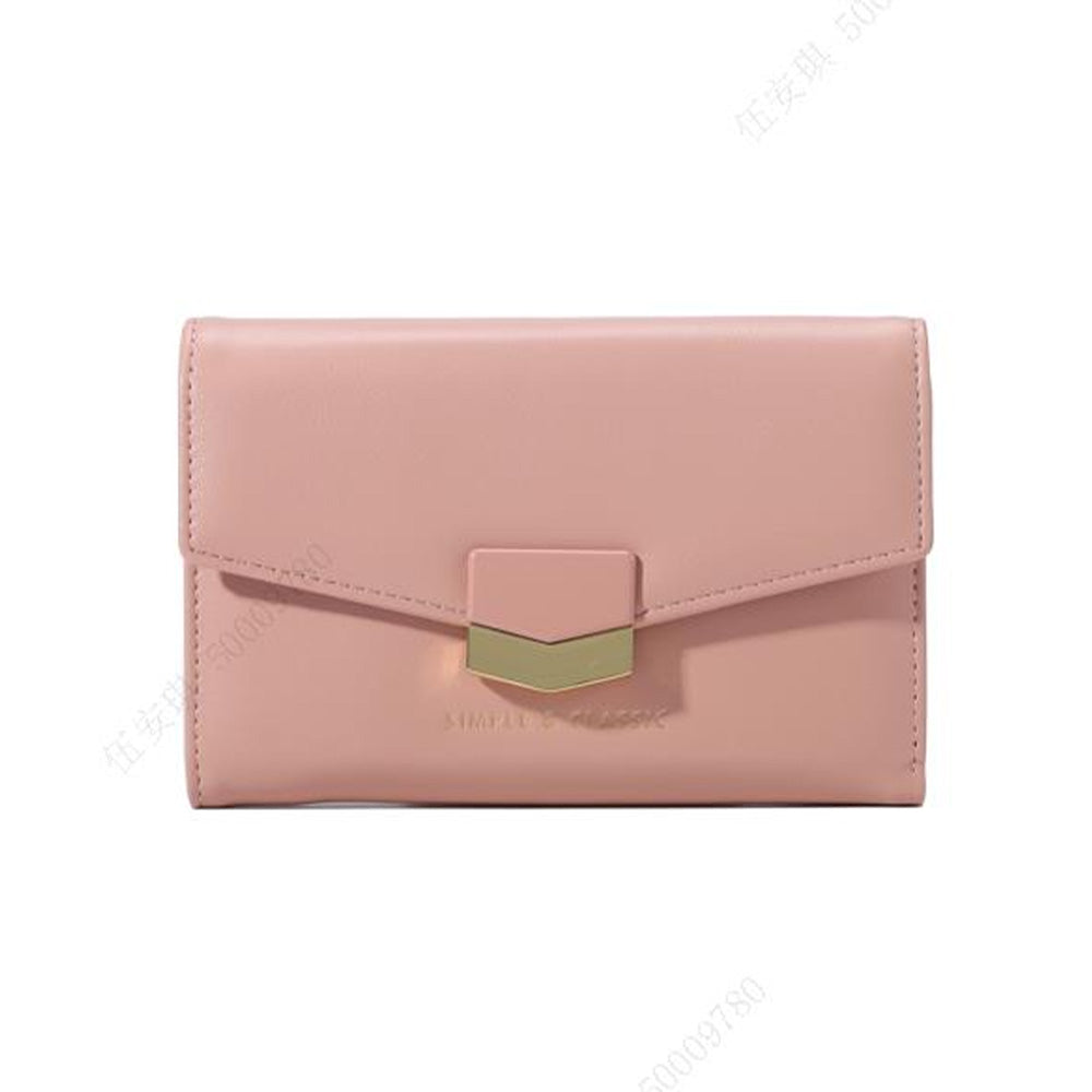 Miniso Women's Medium Trifold Wallet (Pink) 2017883211100