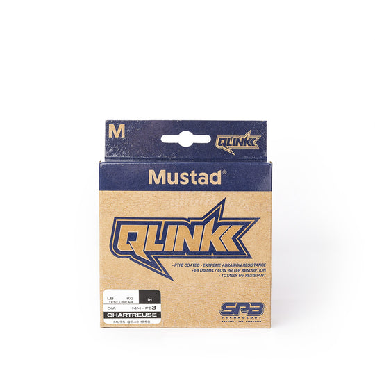 MUSTAD Qlink Braid Pe5 80lb (0.38mm) 300m Chartreuse