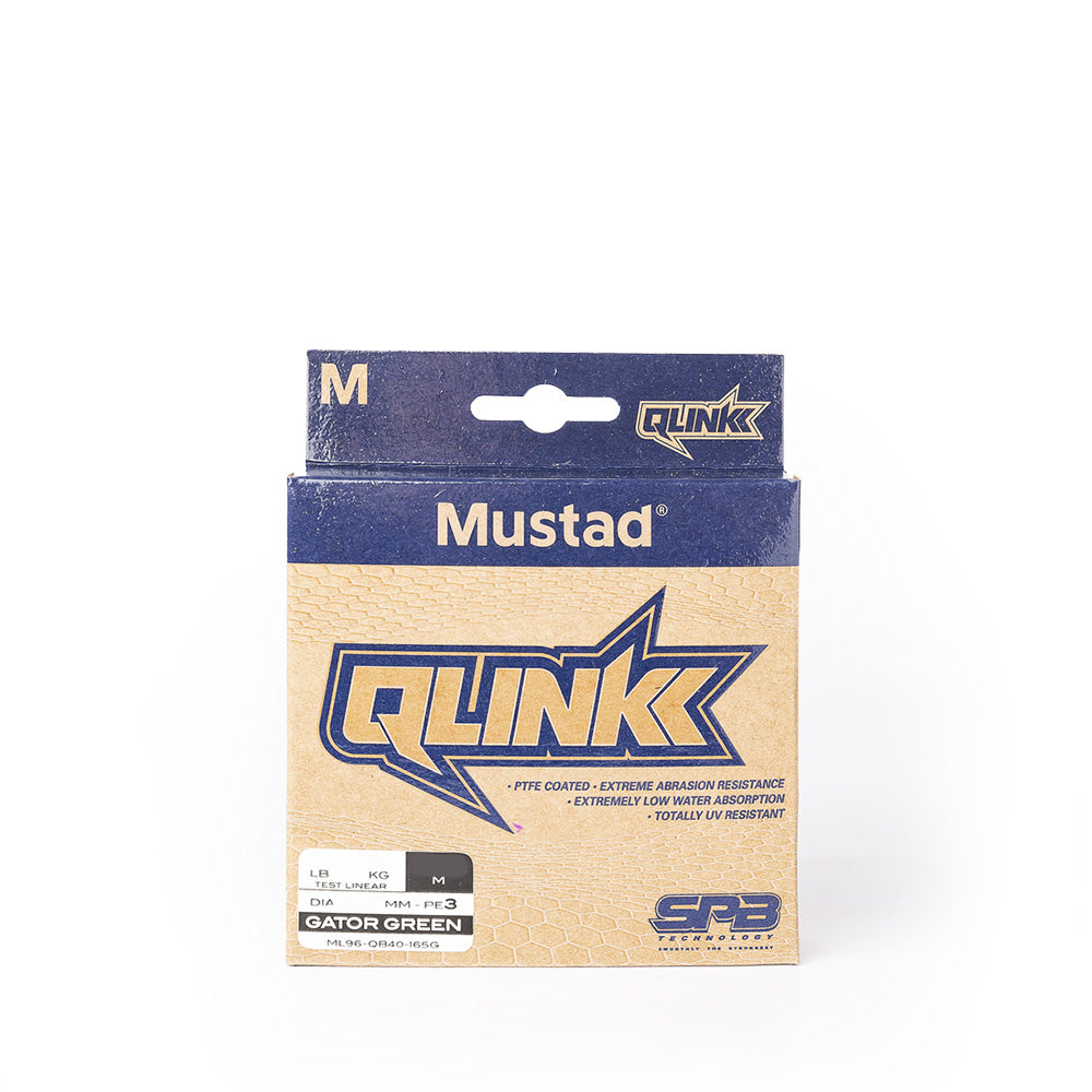 MUSTAD Qlink Braid Pe5 80lb (0.38mm) 300m Green