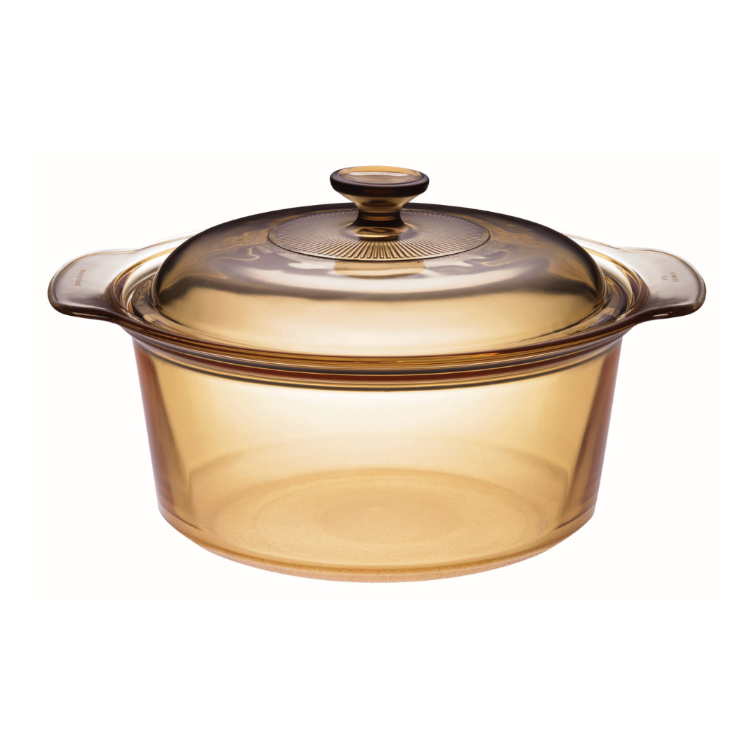 Visions 5L Covered Dutch Oven - Amber VSD-5/CL1