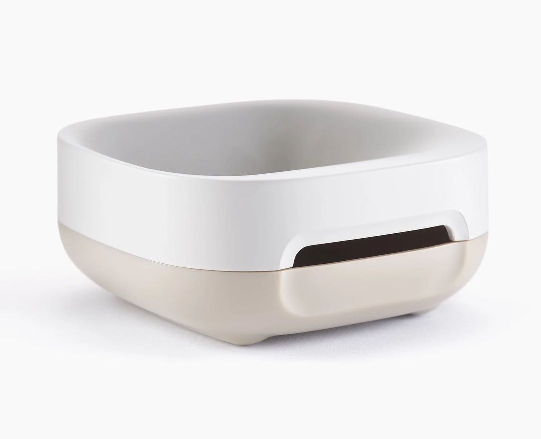 JOSEPH JOSEPH SLIM COMPACT SOAP DISH (ECRU)