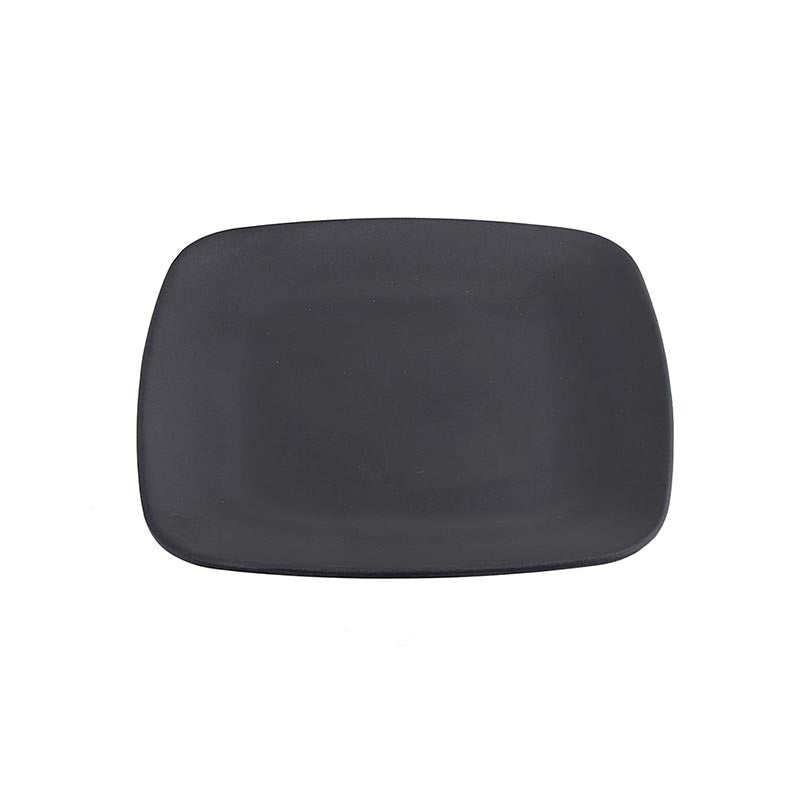 TDS Melamine Zen Plate 14.3x14.3x1.7cm Black 8019