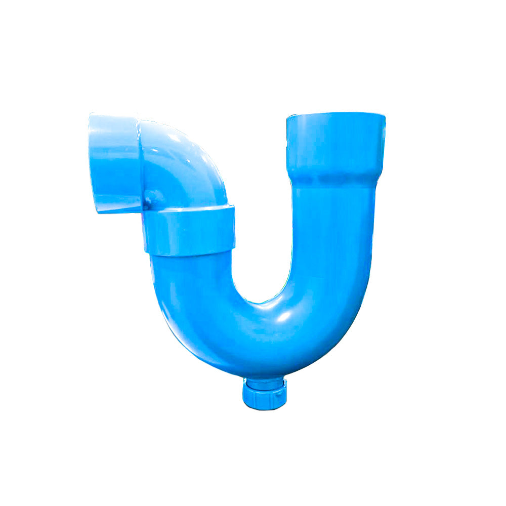 PVC P-Trap 4" (100mm) Blue