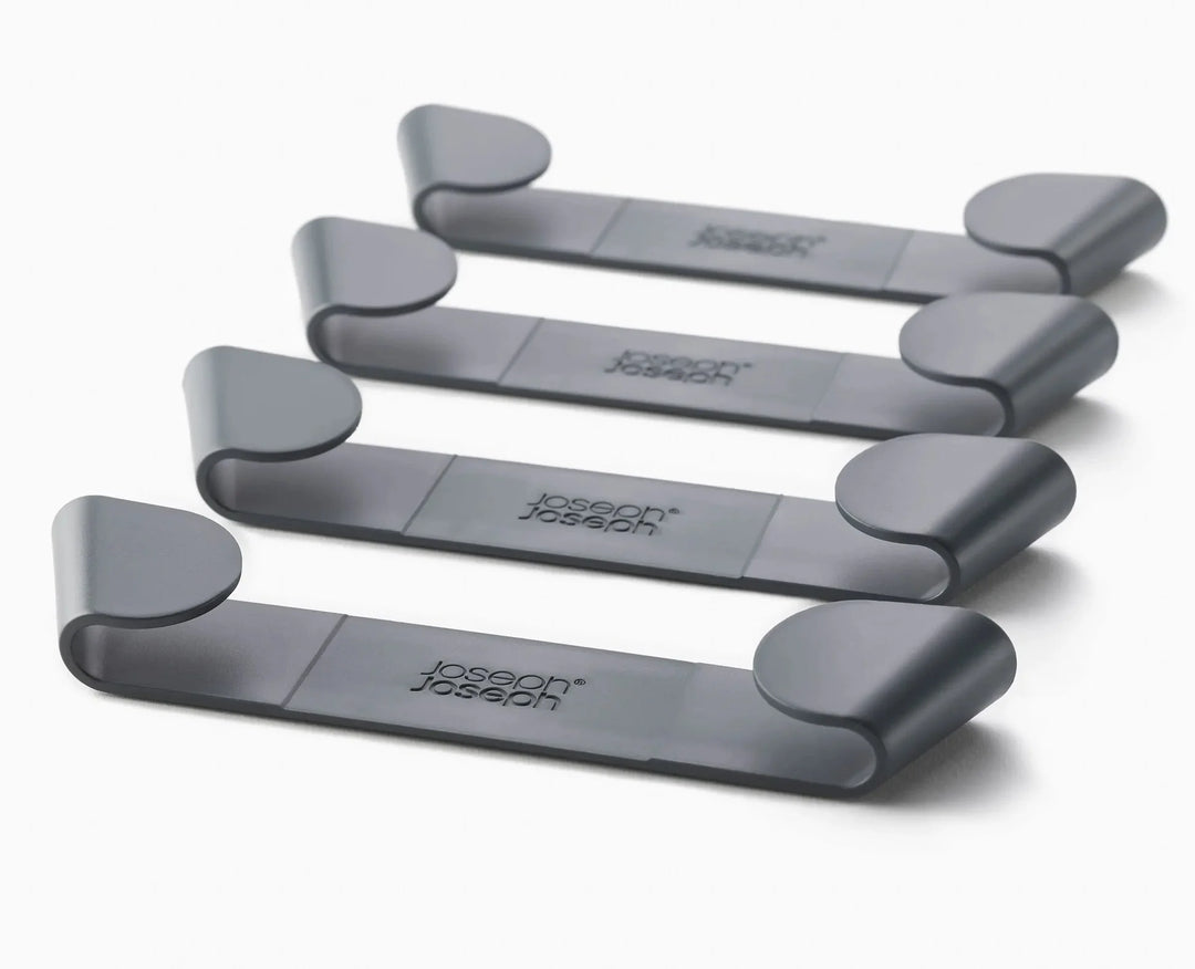 Joseph Joseph Cupboardstore 4PC Lid Holders (Grey)