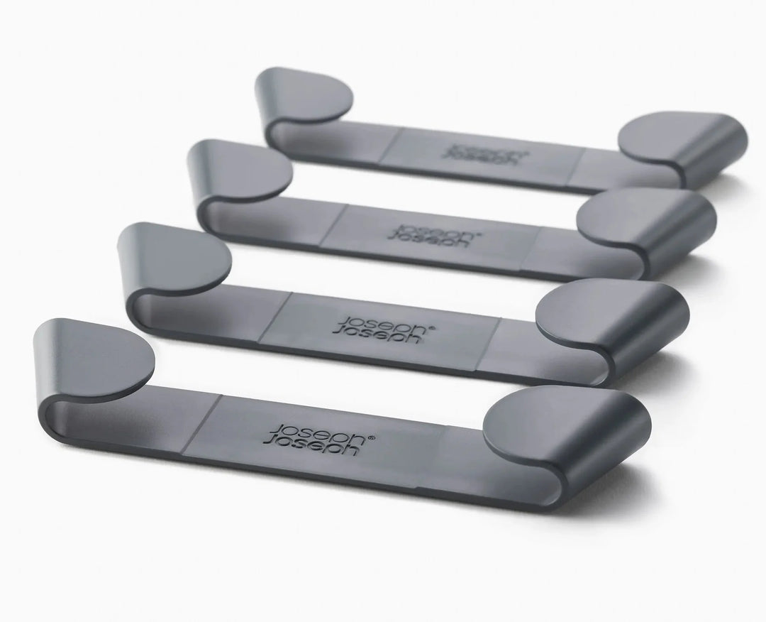 JOSEPH JOSEPH CUPBOARDSTORE 4PC PAN LID HOLDERS (GREY)