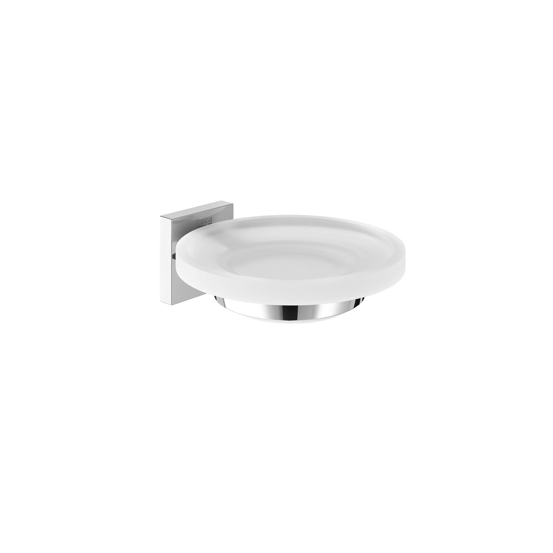 Roca Cubica Soap Dish Brilliant Chrome