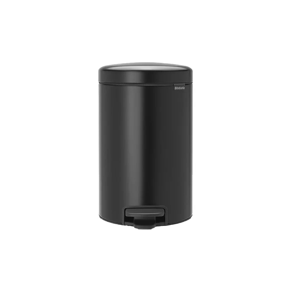 Brabantia Pedal Bin Newicon Matt Black 12lt