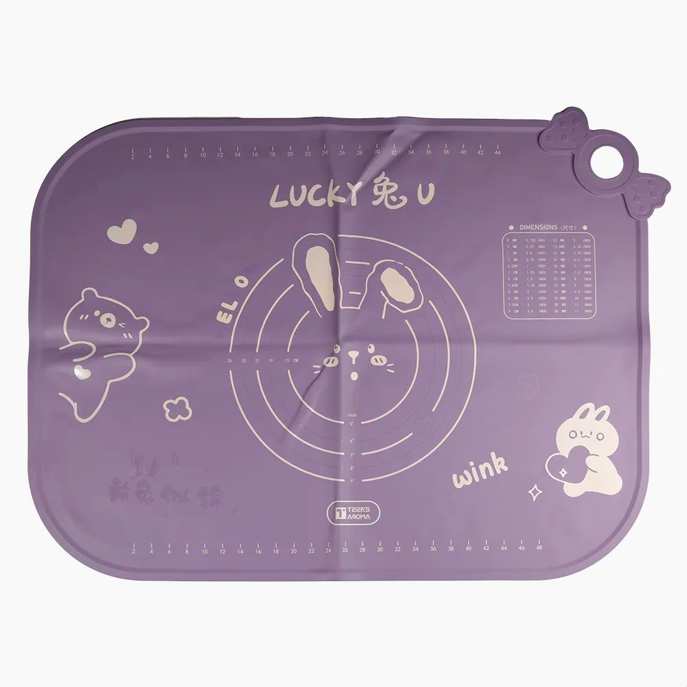 Teens large silicone mat Purple SC099A