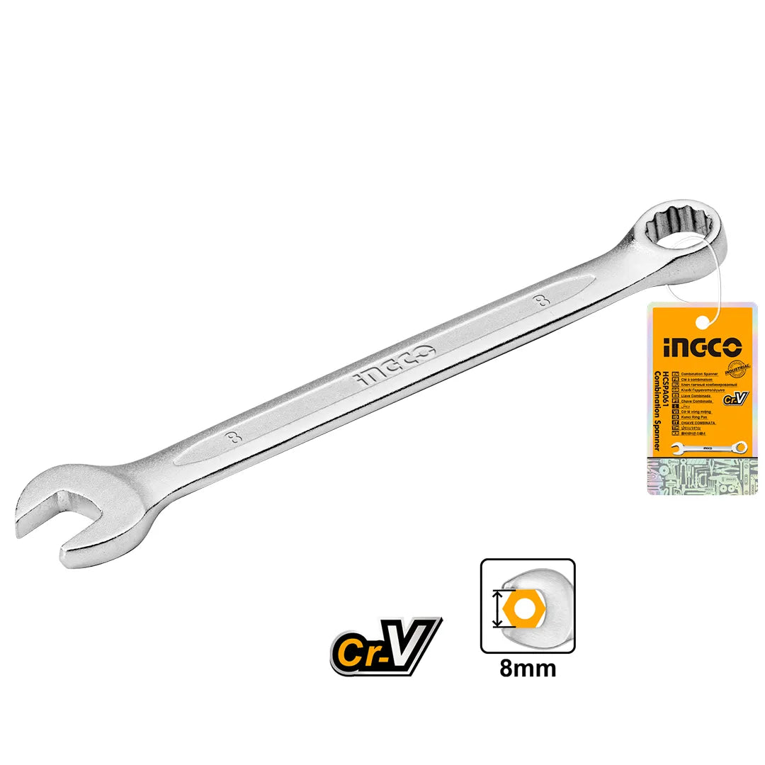 Ingco combination spanner HCSPA081, 8mm