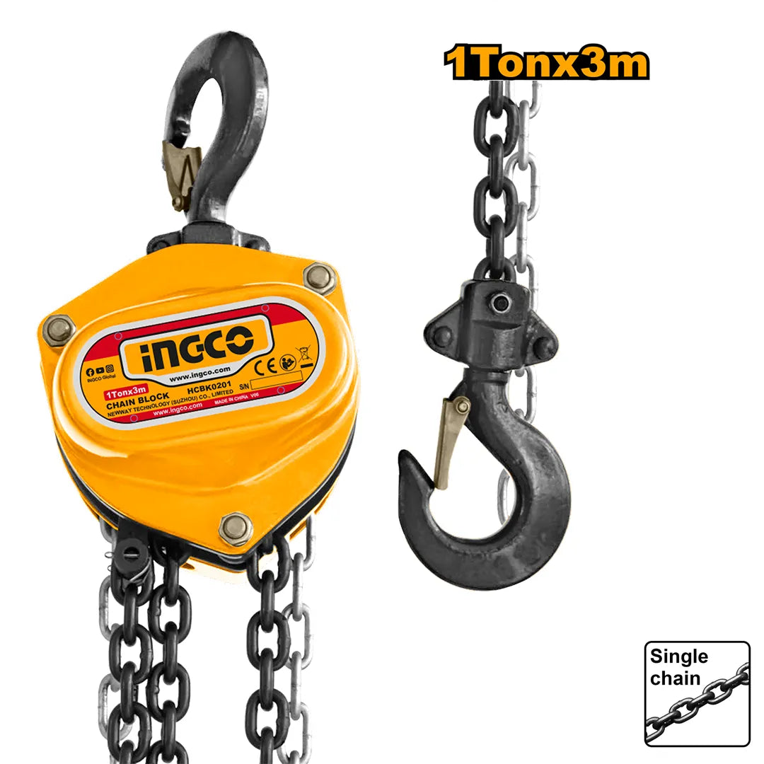 Ingco Chain Bloack HCBK0201, 1-Ton
